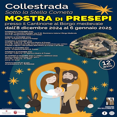  playbill Collestrada sotto la Stella Cometa 2024 - Perugia 
